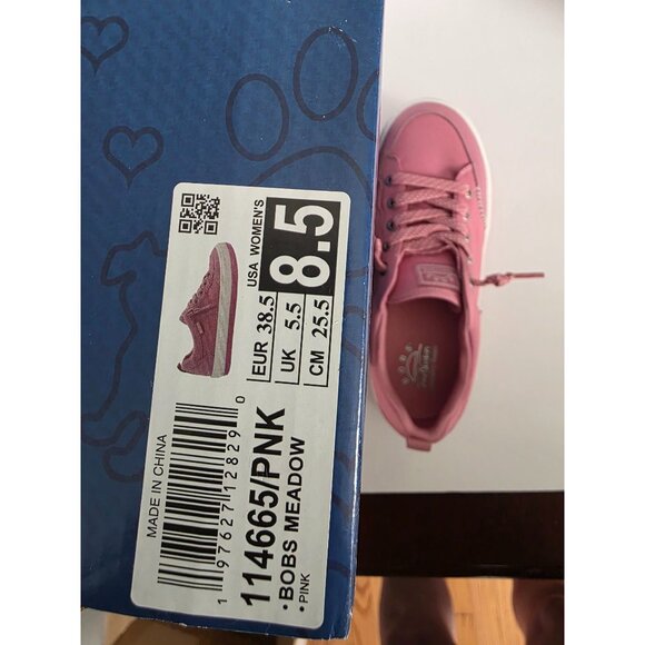 Skechers BOBS Meadow Womens Pink Memory Foam Sneakers Size 8.5 US - Picture 7 of 7